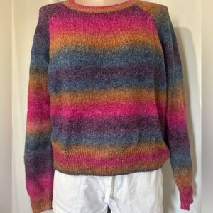 BB Dakota Steve Madden Multicolor Striped Sweater size XL